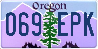OR license plate 069EPK