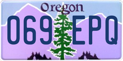 OR license plate 069EPQ