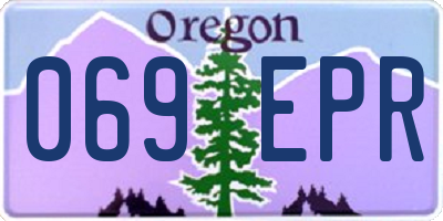 OR license plate 069EPR