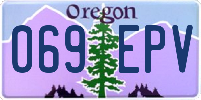 OR license plate 069EPV