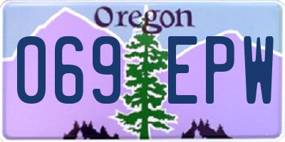 OR license plate 069EPW