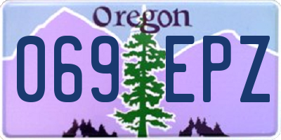 OR license plate 069EPZ