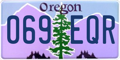 OR license plate 069EQR