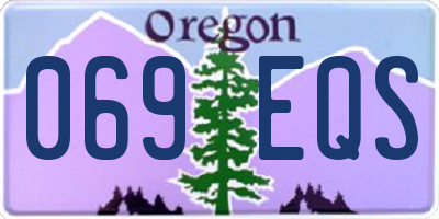 OR license plate 069EQS