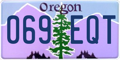 OR license plate 069EQT