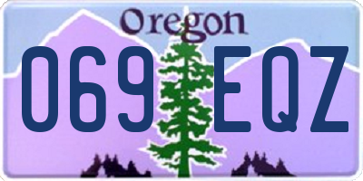 OR license plate 069EQZ