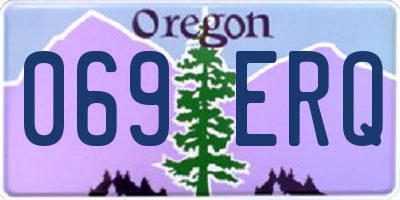 OR license plate 069ERQ