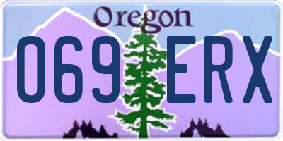 OR license plate 069ERX