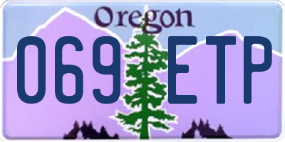 OR license plate 069ETP