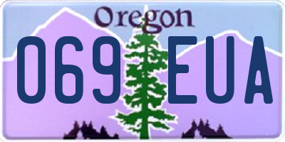 OR license plate 069EUA