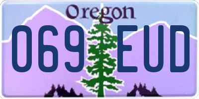 OR license plate 069EUD