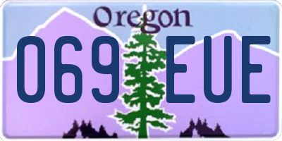 OR license plate 069EUE