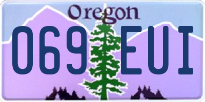 OR license plate 069EUI