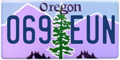 OR license plate 069EUN