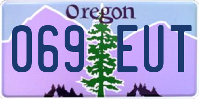OR license plate 069EUT