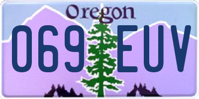 OR license plate 069EUV
