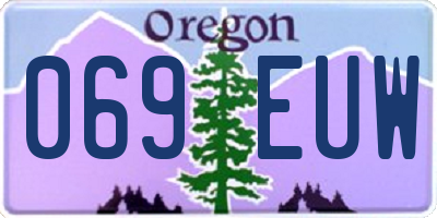 OR license plate 069EUW
