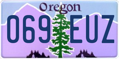 OR license plate 069EUZ