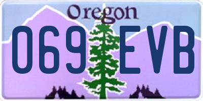 OR license plate 069EVB