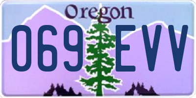 OR license plate 069EVV