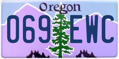 OR license plate 069EWC