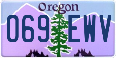 OR license plate 069EWV
