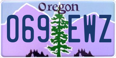 OR license plate 069EWZ