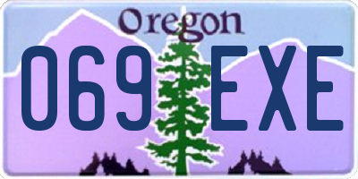 OR license plate 069EXE