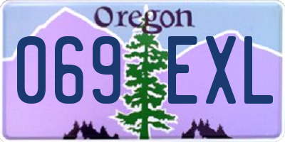 OR license plate 069EXL