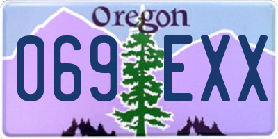 OR license plate 069EXX