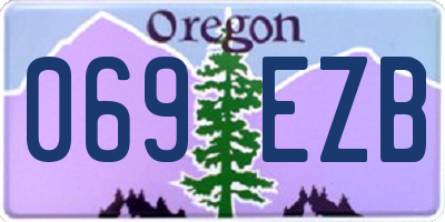 OR license plate 069EZB