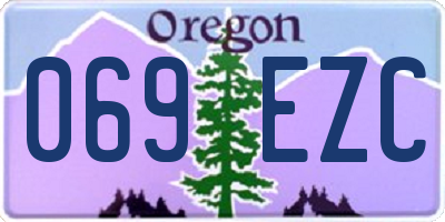 OR license plate 069EZC