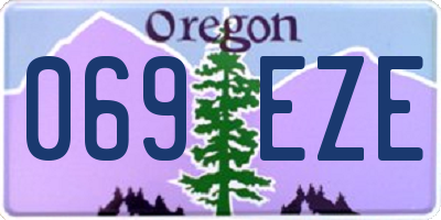 OR license plate 069EZE