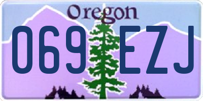 OR license plate 069EZJ