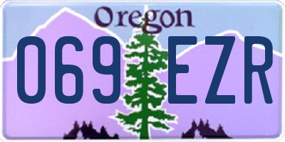 OR license plate 069EZR