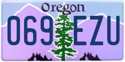 OR license plate 069EZU