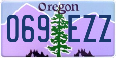OR license plate 069EZZ