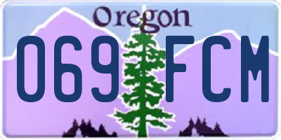 OR license plate 069FCM