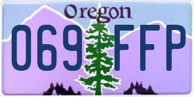 OR license plate 069FFP