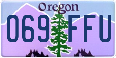 OR license plate 069FFU