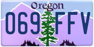 OR license plate 069FFV