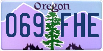 OR license plate 069FHE