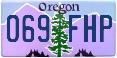 OR license plate 069FHP
