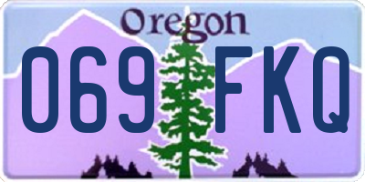 OR license plate 069FKQ