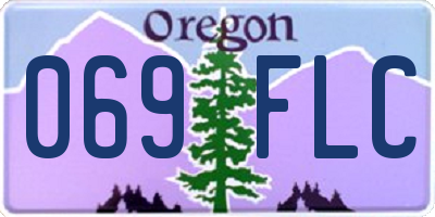 OR license plate 069FLC