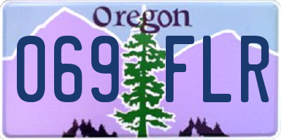 OR license plate 069FLR