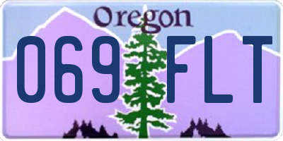 OR license plate 069FLT