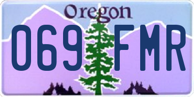 OR license plate 069FMR