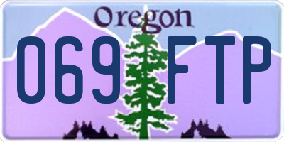 OR license plate 069FTP