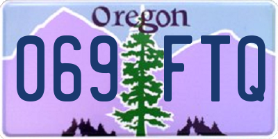 OR license plate 069FTQ